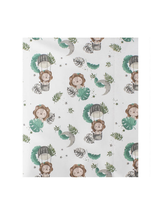 Dimcol Lion Cotton Changing Pad Green Green 80x80cm.