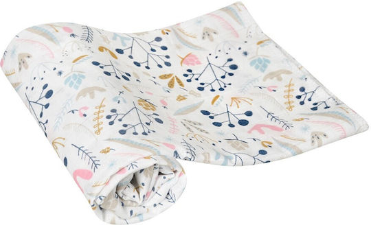 Matex Muslin Muslin Swaddle Wraps Light Blue 70x80cm. 3pcs