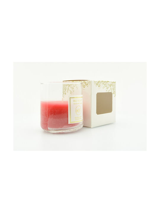 HF Aromatic Candle In Jar With Strawberry Perfume 140gr