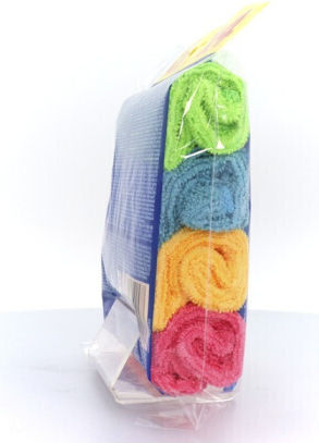 Vileda Microfibre Cleaning Cloths with Microfibers General Use Blue 30x36cm 4pcs