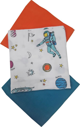 Kikka Boo Одеяло За Пелени 75x80см 3 Бройки