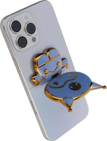 Phone Stand Doll Stick-on Blue Oem