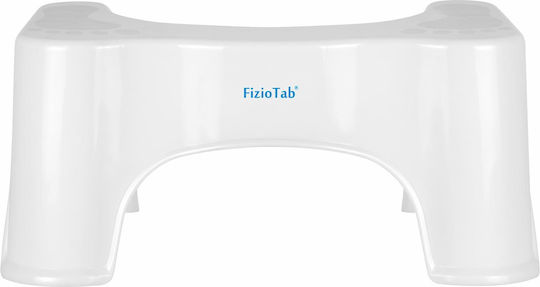 Taburet Fiziotab Pentru Toaletă Soluție Naturală Împotriva Constipației Hemoroizilor Înălțător Pentru Toaletă Poziție Corectă La Toaletă Alb Înălțime 21 Cm