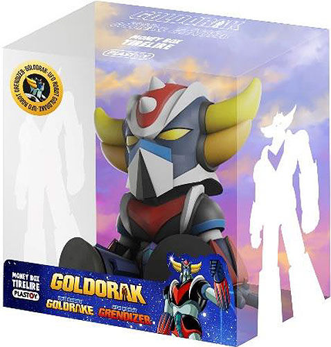 Grendizer Coin Bank Ufo Robot Grendizer Sitting 15 Cm
