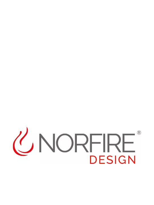 Norfire Design Norfire VL 870 Kaminofen Holz 10.3kW Gerade mit einer zu öffnenden Tür