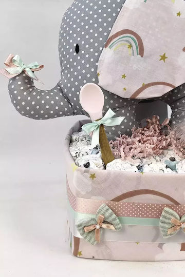 Dama Koupa Χειροποίητο Diaper Cake για Κορίτσι