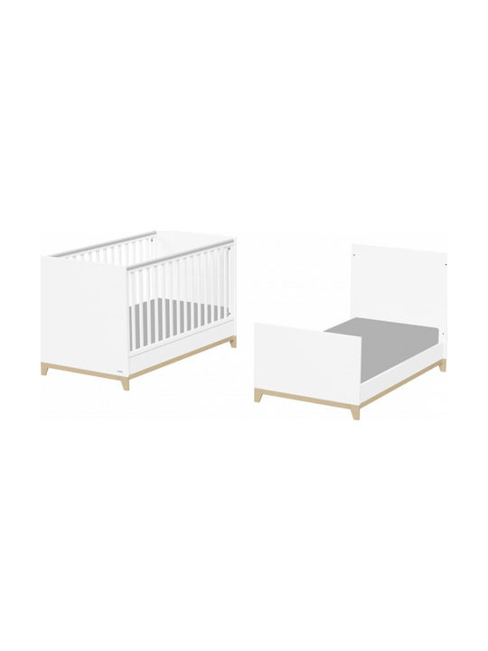 Casababy Zoom Seturi de mobilier pentru copii cu Pat, Comodă și Dulap Alb