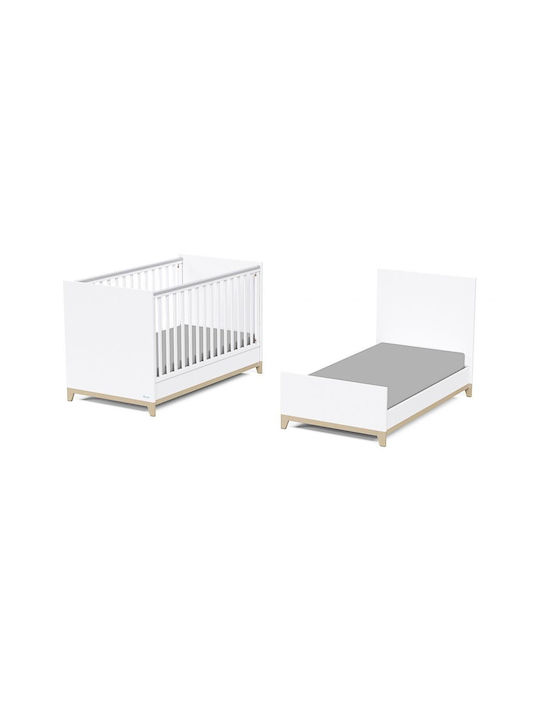 Casababy Zoom Σετ Βρεφικού Δωματίου με Κρεβάτι & Συρταριέρα Λευκό / Μπεζ