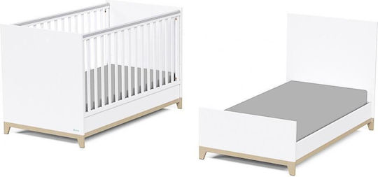 Casababy Zoom Nursery Furniture Set with Bed & Nursery Drawer White / Beige