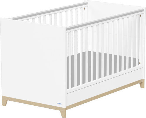 Casababy Zoom Baby Furniture Set with Bed and Nursery Drawer White