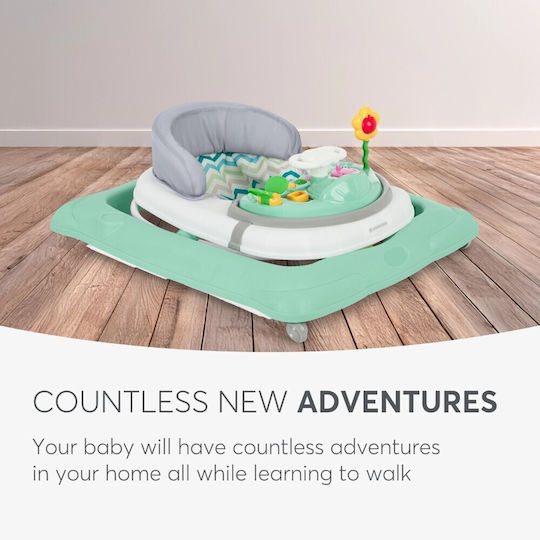 Kikka Boo Baby Walker with Music for 6+ Months Green