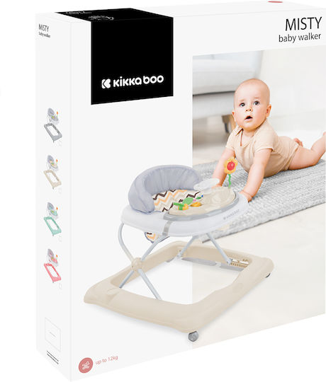 Kikka Boo Baby Walker with Music for 6+ Months Beige
