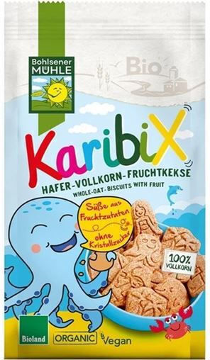 Bohlsener Mühle Biscuits Karibix with Flavor Fruits Sugar Free 125gr