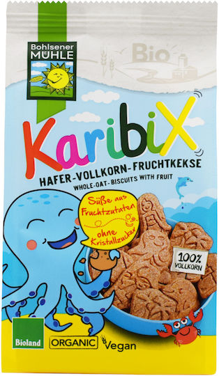 Bohlsener Mühle Biscuits Karibix with Flavor Fruits Sugar Free 125gr