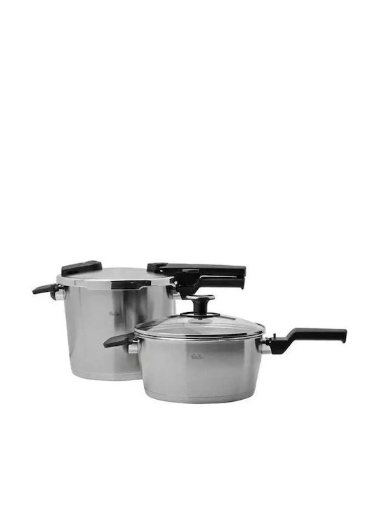 Fissler Vitaquick Premium Бързи готварски тенджери Set Quattro 6лт и 3.5лт