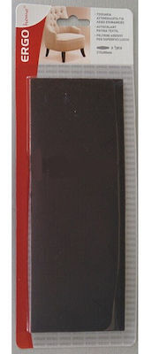 ERGOhome Τσοχάκι Τετράγωνο με Αυτοκόλλητο 21.5x80mm Καφέ 570600.0010