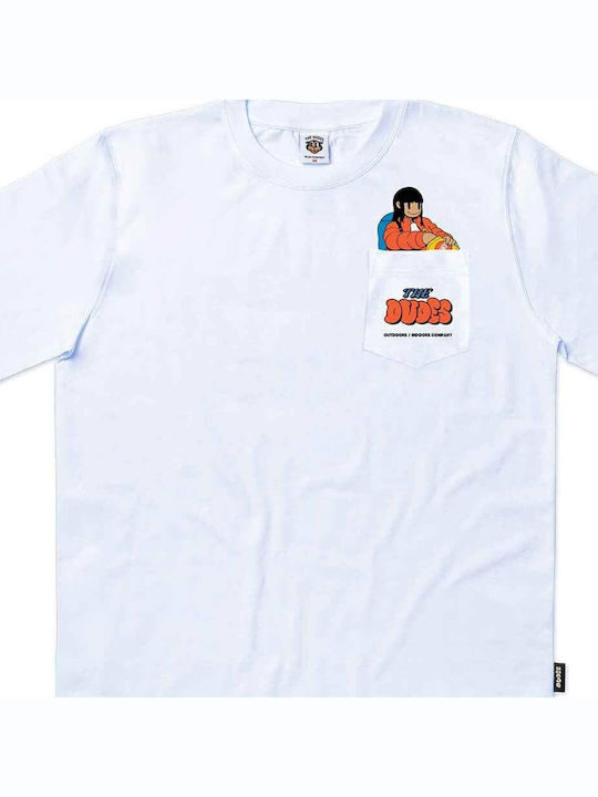 Dudes T-shirt Climber White