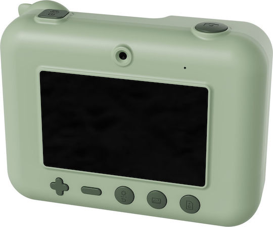 The Zoofamily Urban Zoo Dino Children's Camera 48MP with Thermal Printing Green
