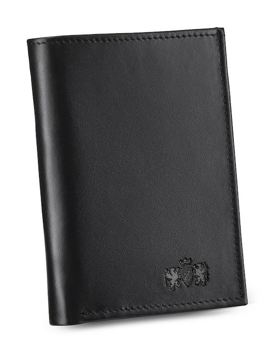 Leather Men's Wallet with RFID Black