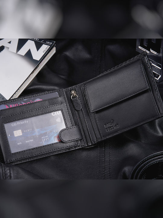 Set Portofel bărbătesc cu RFID Negru