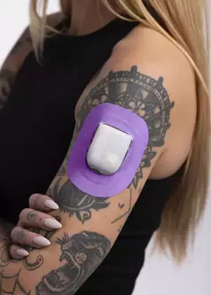 Omnipod Skin Grip Original Adhesive Sensor Plasters Rainbow