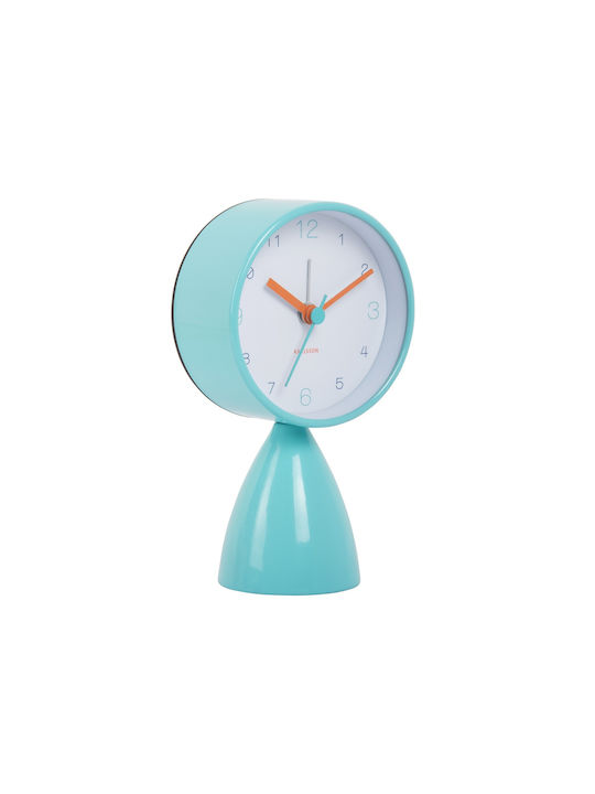 Karlsson Wecker Funky Vibes – Türkises Retro Vintage Design Ka6023bl