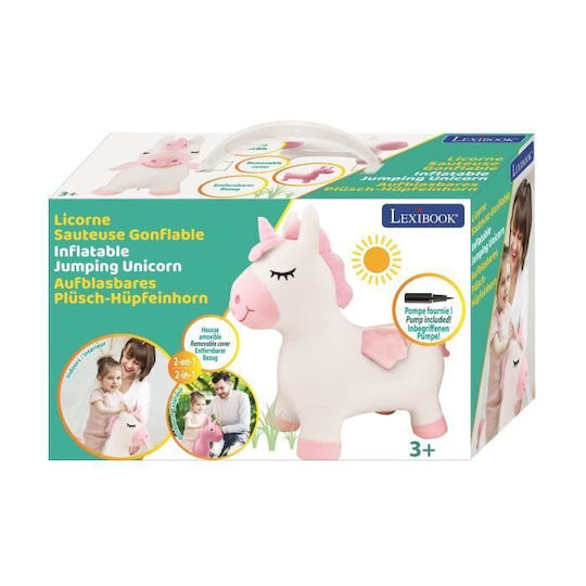 Lexibook Hoppers Unicorn for 3+ Years White 52cm