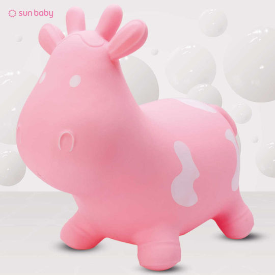 Sun Baby Hop Hop Cow Pink 57cm.