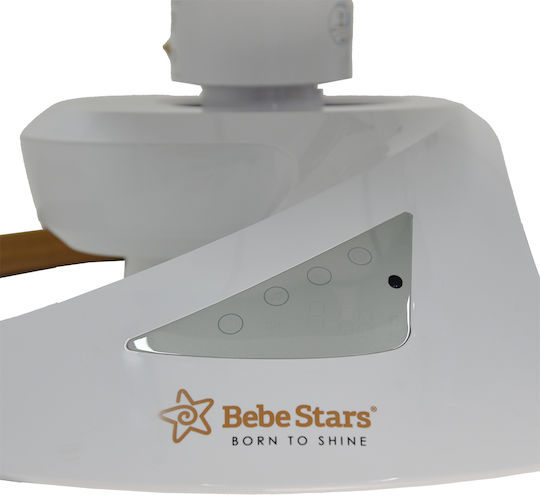 Bebe Stars Elektrisch Baby Relax Schaukel Snuggle mit Musik und Vibration Natural Beige für Kind bis 9kg