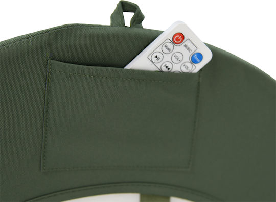 Bebe Stars Elektrisch Baby Relax Schaukel Snuggle mit Musik und Vibration Forest Green für Kind bis 9kg