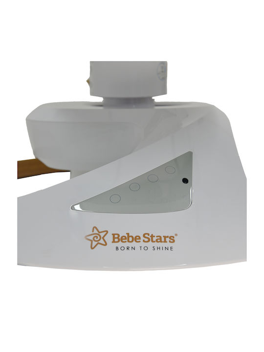 Bebe Stars Ηλεκτρικό Relax Μωρού Κούνια Snuggle με Μουσική και Δόνηση Forest Green για Παιδί έως 9kg