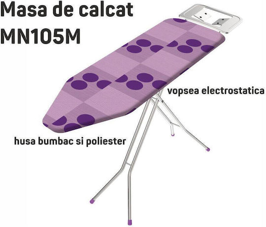 Ertone Covor de călcat Gri 105buc
