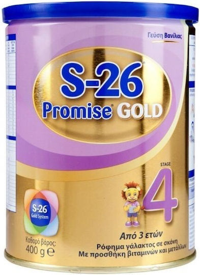 Wyeth Γάλα σε Σκόνη S-26 Promise Gold 4 για 36+ Μηνών 400gr