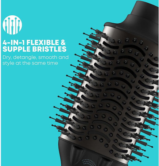 Revamp Ionic Ceramic Electric Hair Brush Air with Rotating Head 1200W