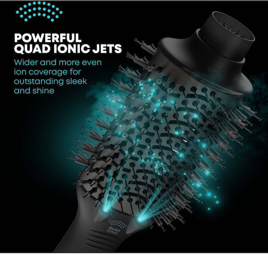 Revamp Ionic Ceramic Electric Hair Brush Air with Rotating Head 1200W