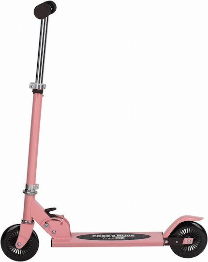 FreeOn Kinderroller Klappbar City Cruiser 2-Rad für 5+ Jahre Rosa