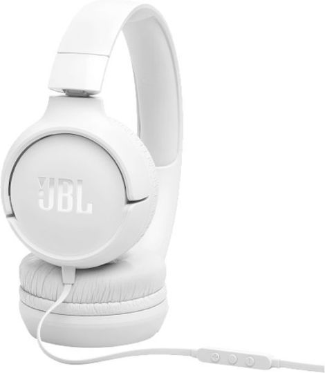 JBL Tune 520C Ενσύρματα On Ear Ακουστικά Λευκά