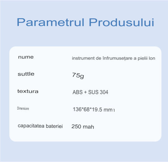Aparat de curățare a pielii pentru față