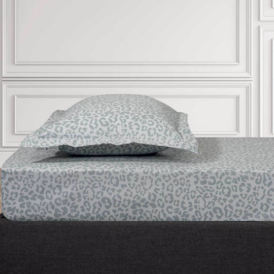Greenwich Polo Club Sheet Super-Double with Elastic 160x200+35cm. 2287 Ice Grey