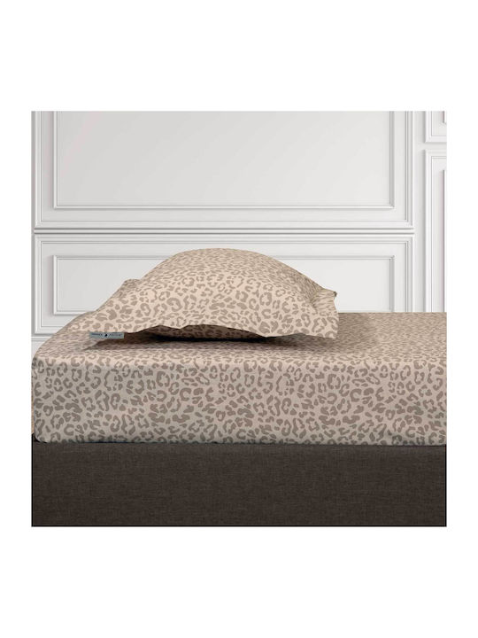 Greenwich Polo Club Sheet Super-Double with Elastic 160x200+35cm. 2289 Taupe