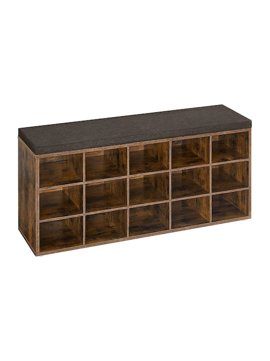 Holz Schuhschrank 105x30x48cm