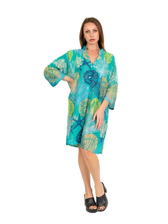 Aquablue Women's Dress Beachwear Turquoise
