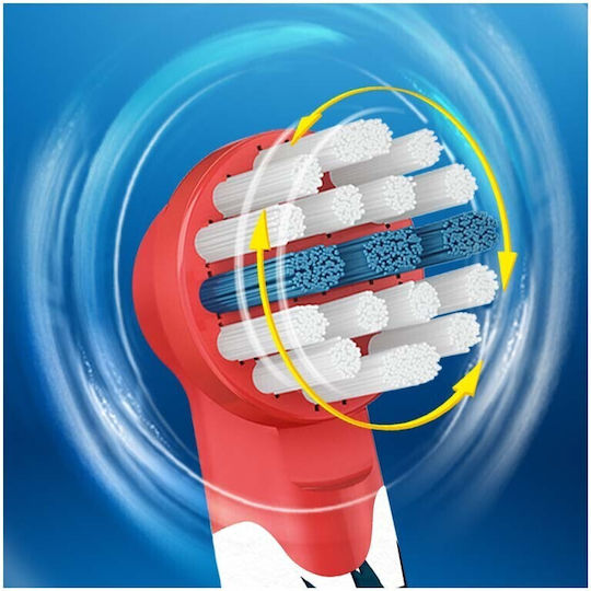 Oral-B Electric Toothbrush Replacement Heads Spiderman 4 Pieces for 3+ Years