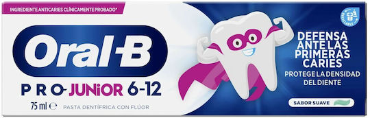 Oral-B Pro Junior Pastă De Dinți Pentru Copii Pentru 6+ Ani Cu Aromă De Mentă 75ml
