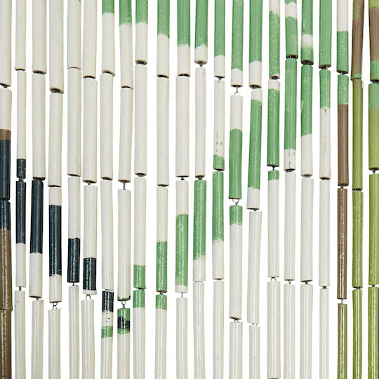 vidaXL Perdea ușă din Bambus Verde 100x200cm 4017442