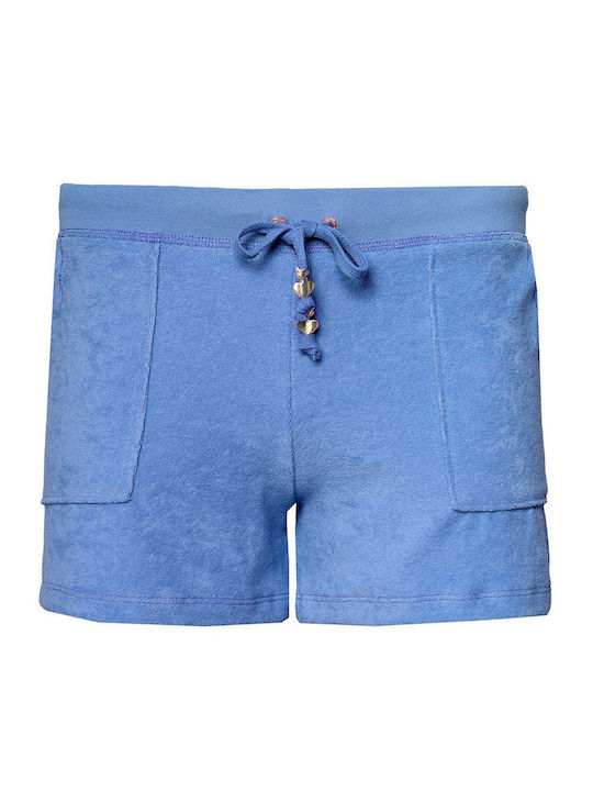 Women's Terry Activewear Shorts Blue