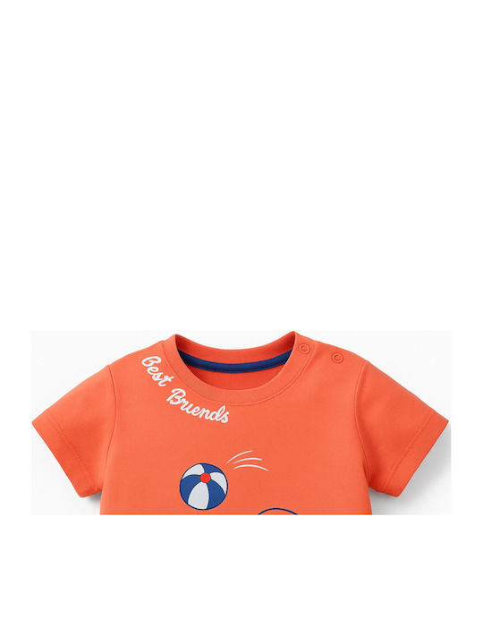 Παιδικό T-shirt Πορτοκαλί