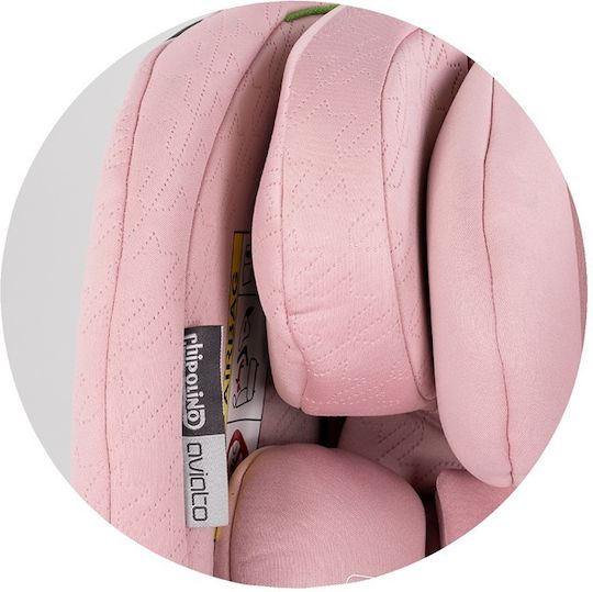 Chipolino Aviato Καθισματάκι Αυτοκινήτου i-Size με Isofix Pink Marshmallow