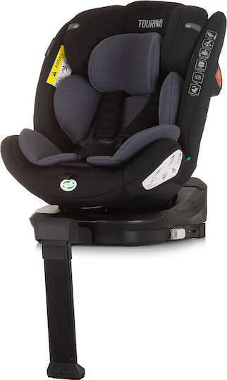 Chipolino Tourino Scaun Auto pentru Copii i-Size cu Isofix Negru 0-36 kg