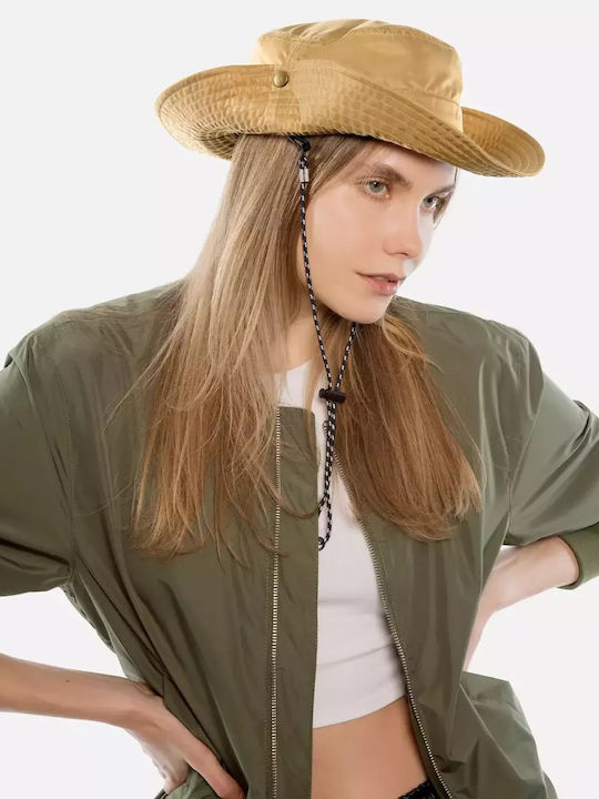 Kangol Fabric Men's Hat Bucket Style Khaki